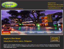 Tablet Screenshot of angelynsdiveresort.com